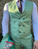 Mint groen pak